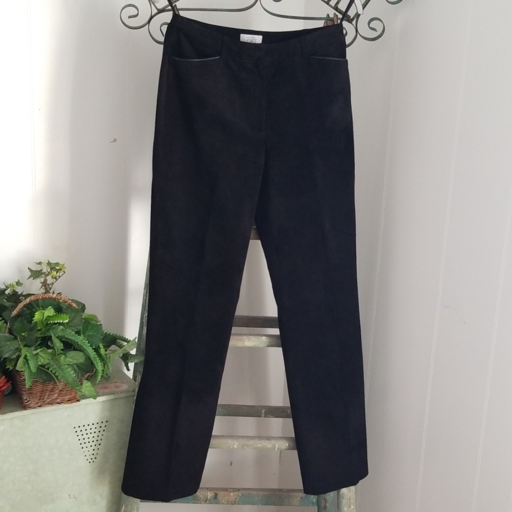 LOFT Suede Leather Trousers